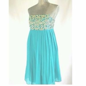 Lilly Pulitzer teal dress like new size 4